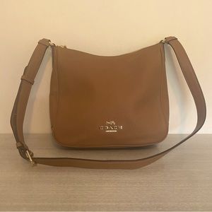 Coach Brown Leather Crossbody Bag